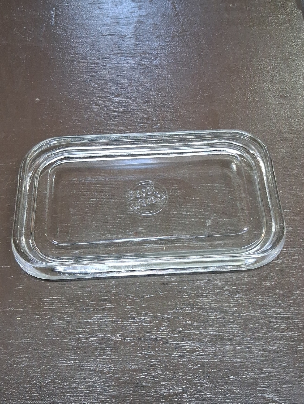 Vintage Beco Ware clear glass refrigerator storage container replacement Lid